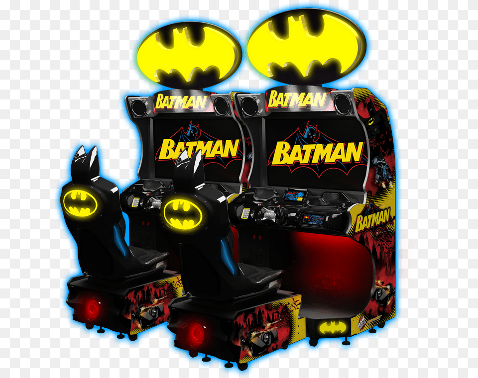 Raw Thrills Batman Arcade, Arcade Game Machine, Game, Plant, Lawn Mower Png
