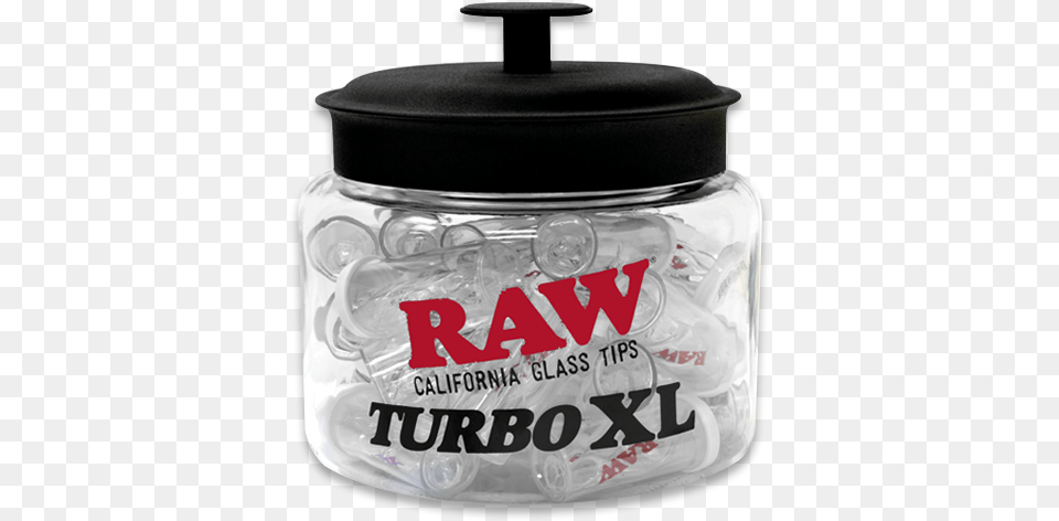 Raw Turbo Xl Glass Tip Water Bottle, Jar, Food, Ketchup Png