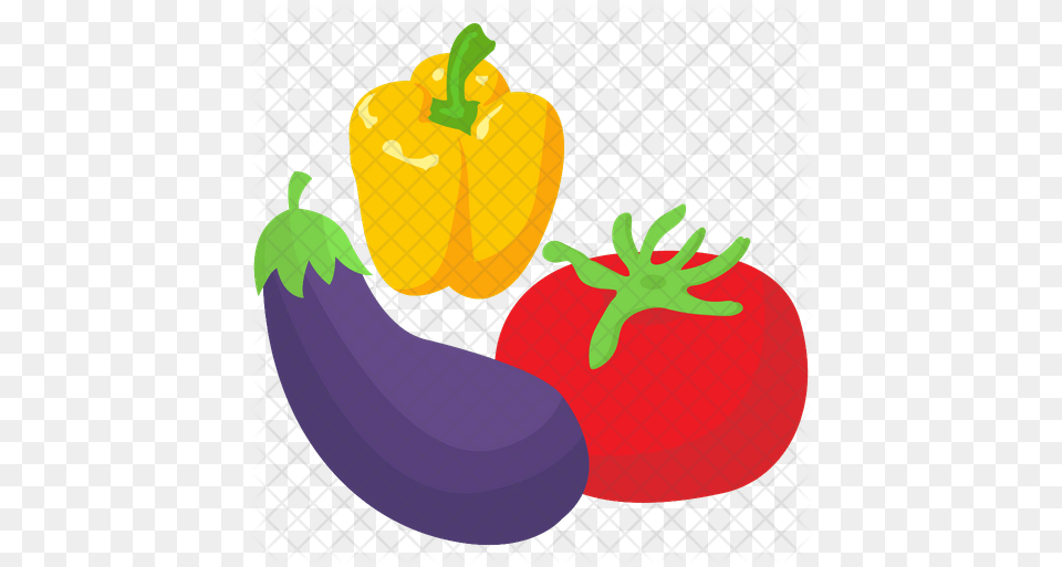 Raw Vegetables Vector Icon Vegetables Icon, Food, Produce, Bell Pepper, Pepper Png Image