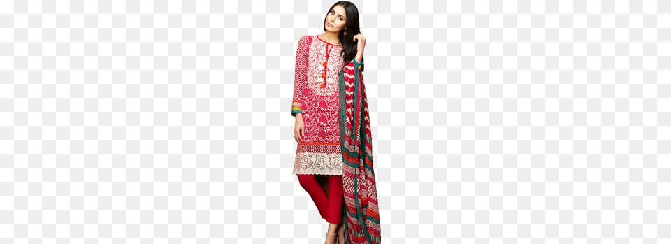 Rawaaj Designers Cloths Suits Khaadi Lawn 2017 With Price, Adult, Female, Person, Woman Free Png Download