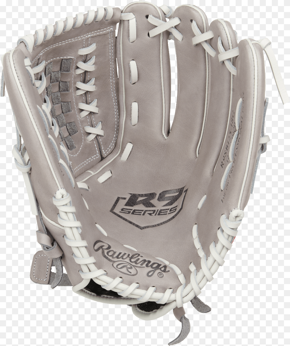 Rawlings R9 Softball Glove Double Lace Basket Web 125 Baseball Protective Gear, Baseball Glove, Clothing, Sport Png