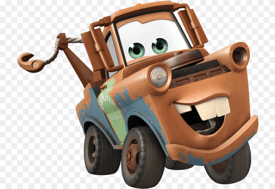 Ray Attention To Disney Cars Clipart Mater Disney Cars Characters, Machine, Wheel, Car, Transportation Free Transparent Png
