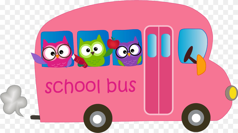 Ray Attention To Owl Bus Clipart Owl Going To School, Transportation, Vehicle, Van, Animal Free Png