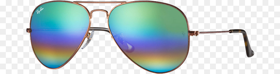 Ray Ban Aviator Mineral Flash Lenses Large Bronze Green Oculos Ray Ban Rb, Accessories, Glasses, Sunglasses, Disk Free Png