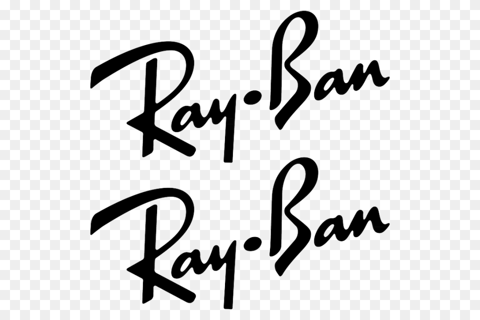 Ray Ban Logo Photos Vector Clipart, Handwriting, Text Free Transparent Png