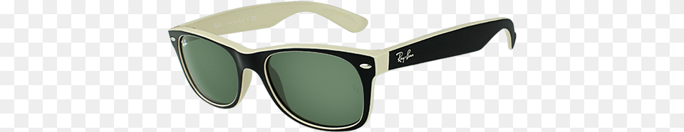 Ray Ban Rb2132 875 55 New Wayfarer Black Beige Sunglasses Rayban Tortoise Shell And Cream, Accessories, Glasses, Goggles Free Transparent Png