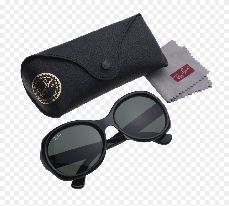 Ray Ban Rb4191 Sunglasses With Black Frame Amp Green Box, Accessories, Wallet Free Png Download