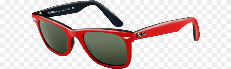 Ray Ban Wayfarer 2140 Red, Accessories, Glasses, Sunglasses Png Image