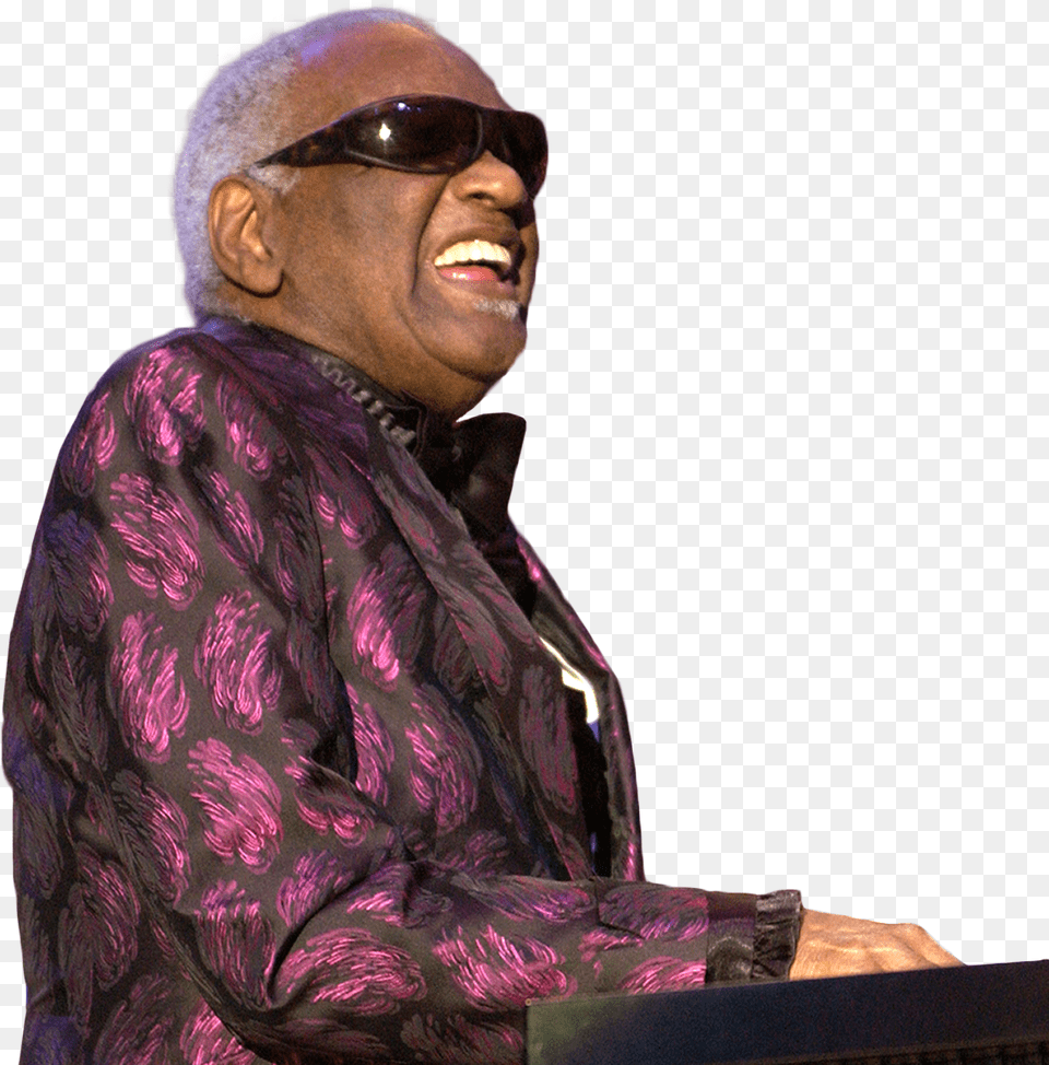 Ray Charles Ray Charles, Accessories, Person, Man, Male Png Image