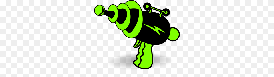 Ray Gun Green And Black Clip Arts For Web Free Transparent Png