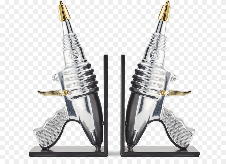 Raygun Bookends Pendulux Ray Gun Bookends, Smoke Pipe Free Transparent Png