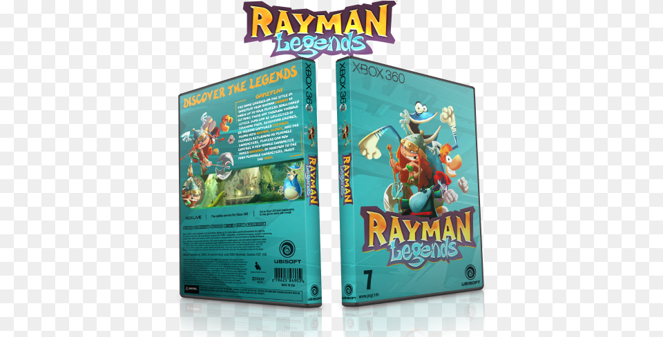 Rayman Legends Box Art Cover Rayman Legends, Advertisement, Poster Png Image