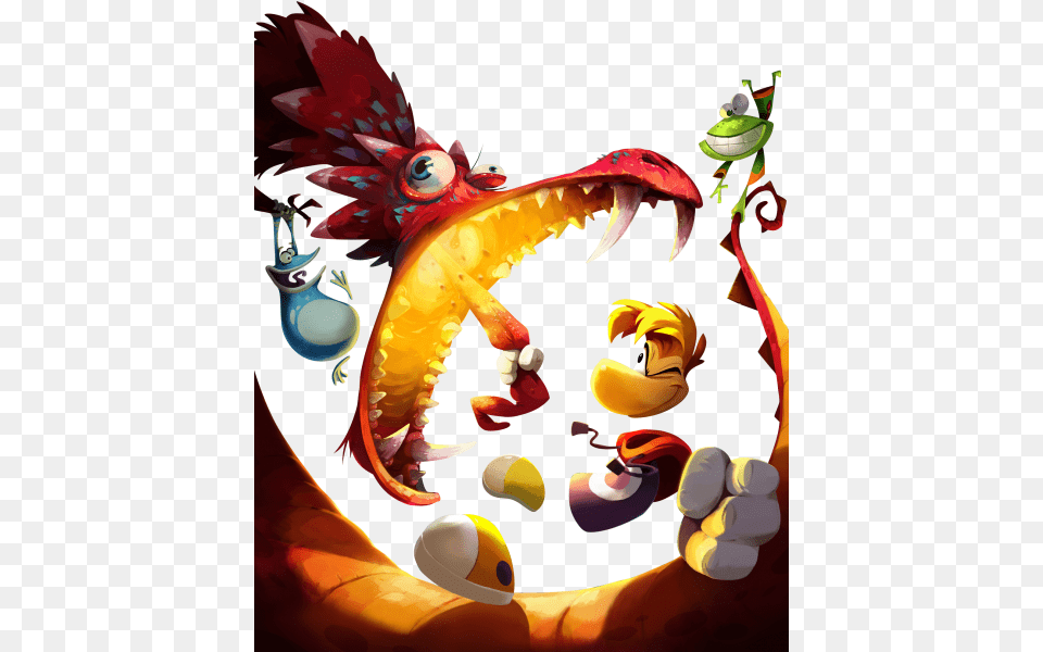 Rayman Legends Essentials, Baby, Person, Animal, Dinosaur Free Png Download