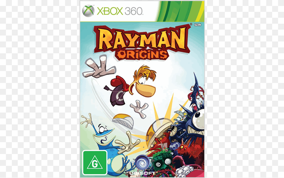 Rayman Origins Xbox Cover, Book, Comics, Publication, Food Free Png