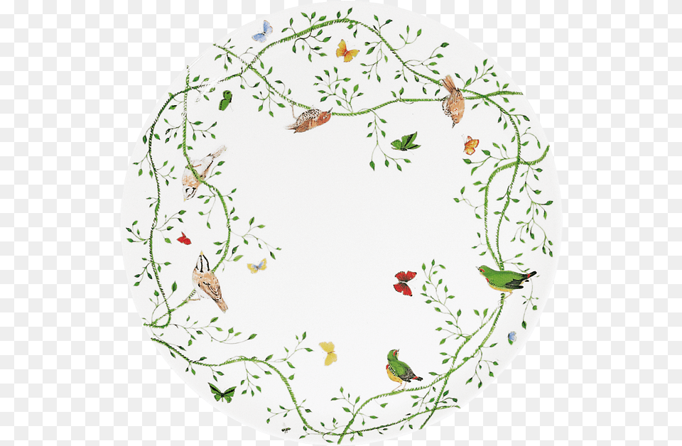 Raynaud Raynaud Histoire Naturelle 31cm Round Flat Cake Plate, Pattern, Home Decor, Pottery, Art Png Image