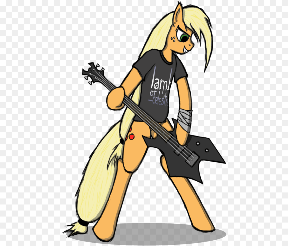 Raynebowcrash Bipedal Guitar Heavy Metal Lamb Of Mlp Metal, Adult, Publication, Person, Musical Instrument Png