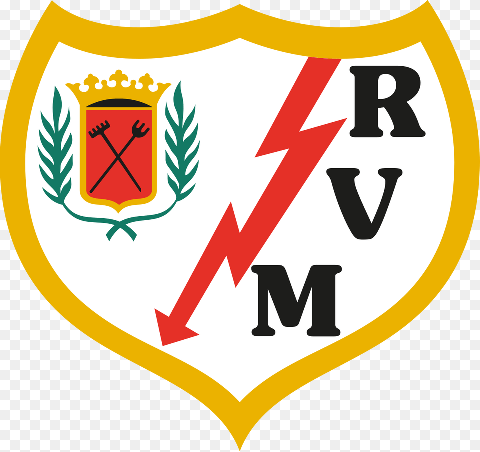 Rayo Vallecano Logo, Armor, Shield Png Image