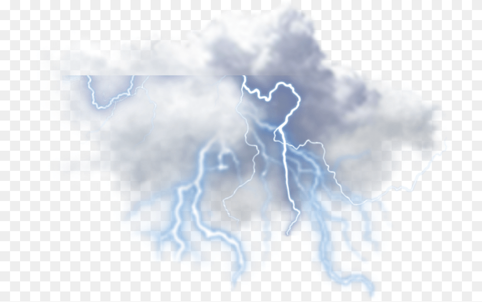 Rayos Truenos Sticker By Oscar Cloud With Lightning, Nature, Outdoors, Sky, Storm Png