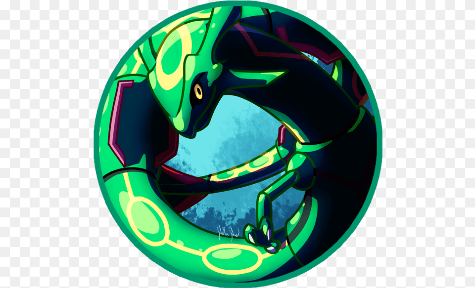 Rayquaza Illustration Illustration, Disk Free Png Download