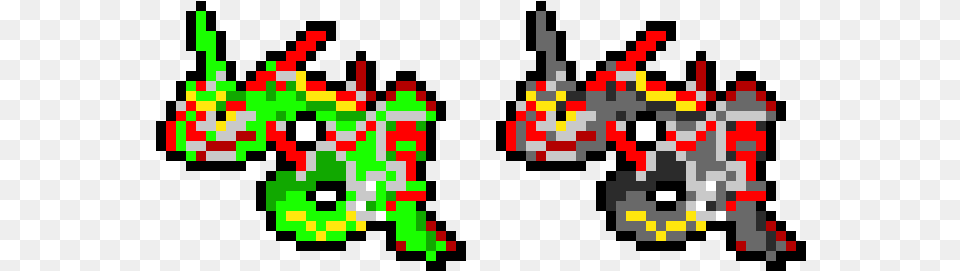 Rayquaza Pixel Art Pokemon, Graphics, Qr Code Free Transparent Png