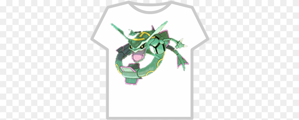 Rayquaza Pokemon Emerald, Clothing, T-shirt, Ammunition, Grenade Png