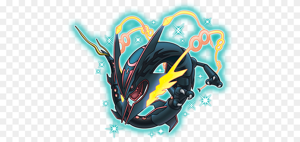 Rayquaza Pokemon Shiny Rayquaza Mega, Dragon, Art, Graphics, Dynamite Free Png Download