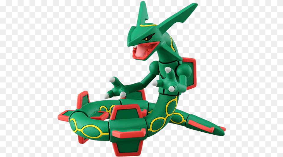 Rayquaza Pvc Figure At Mighty Ape Nz Pokemon Moncolle Ml 05 Rayquaza, Toy, Green Free Png Download