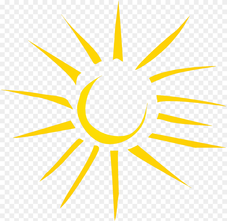 Rays Forming A Sun Drawing Clip Art Sun Ray, Logo, Symbol, Emblem, Weapon Free Png