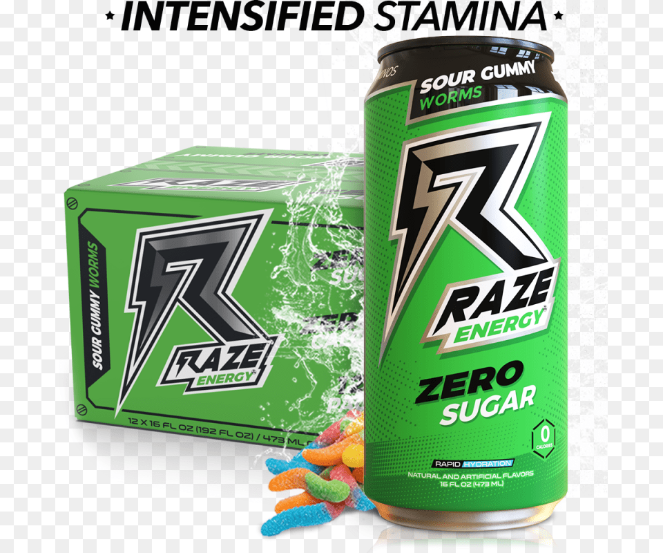 Raze Energy6 Raze Energy, Can, Tin Free Png