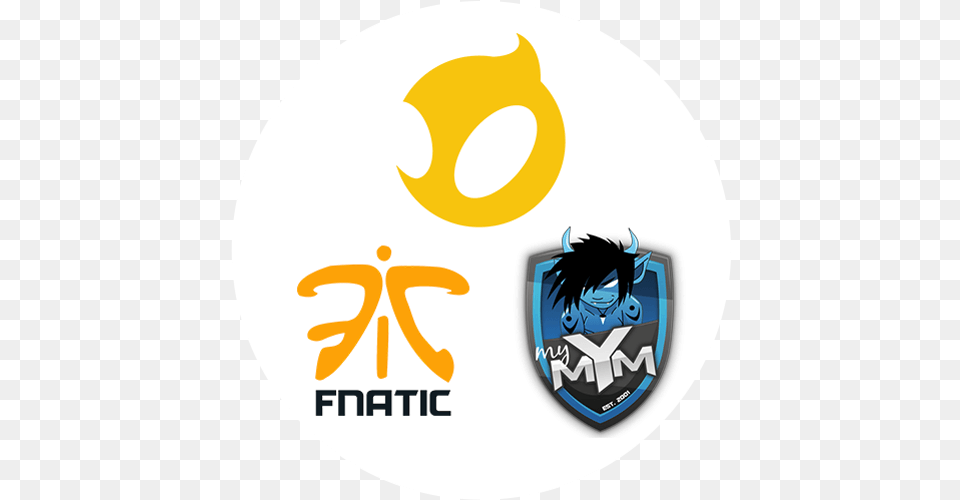 Razer And Esports Fnatic Cs Go Logo, Symbol, Disk Png