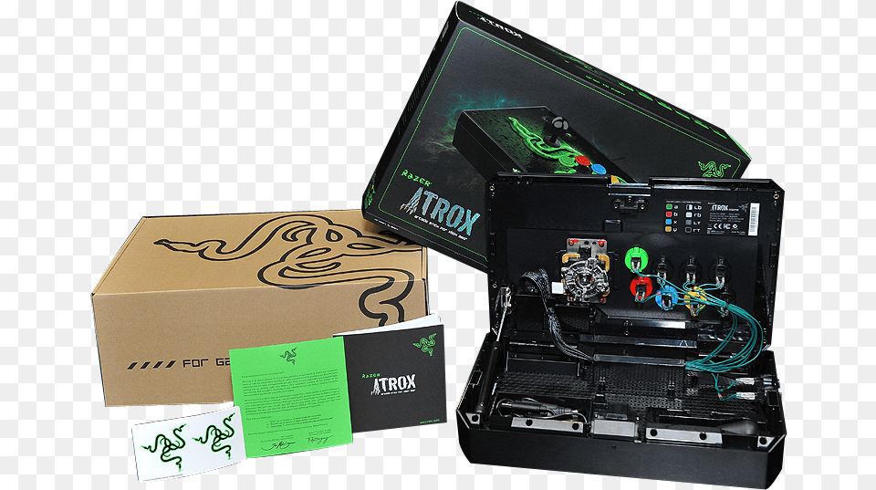 Razer Atrox Arcade Stick, Box, Computer Hardware, Electronics, Hardware Png
