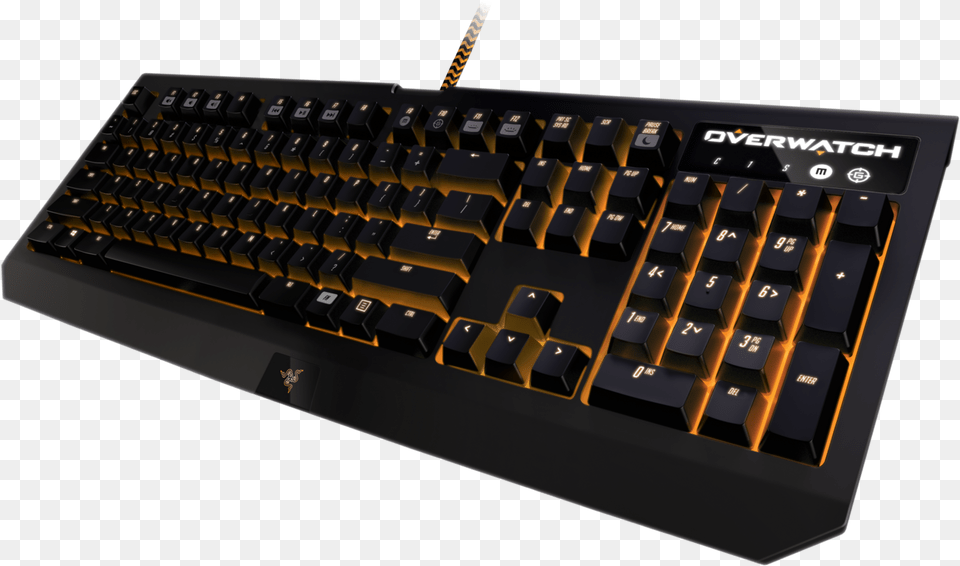 Razer Blackwidow Chroma Overwatch, Computer, Computer Hardware, Computer Keyboard, Electronics Free Transparent Png