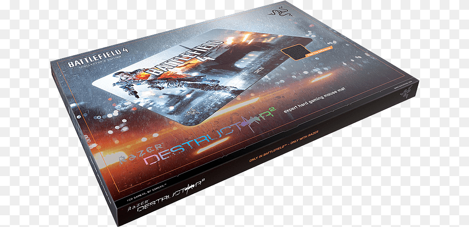 Razer Destructor 2 Battlefield 4 Hard Mouse Mat Mouse, Book, Publication Free Png Download