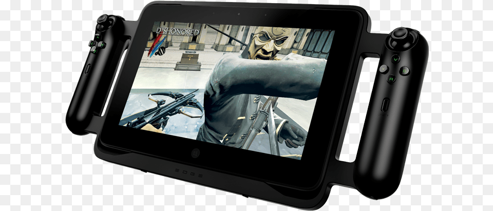 Razer Edge Pro Gaming Tablet, Adult, Person, Man, Male Free Png
