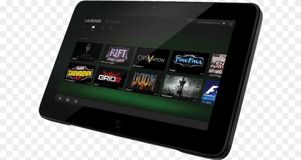 Razer Edge Pro Gaming Tablet Razer Tablet, Computer, Electronics, Tablet Computer, Person Png Image