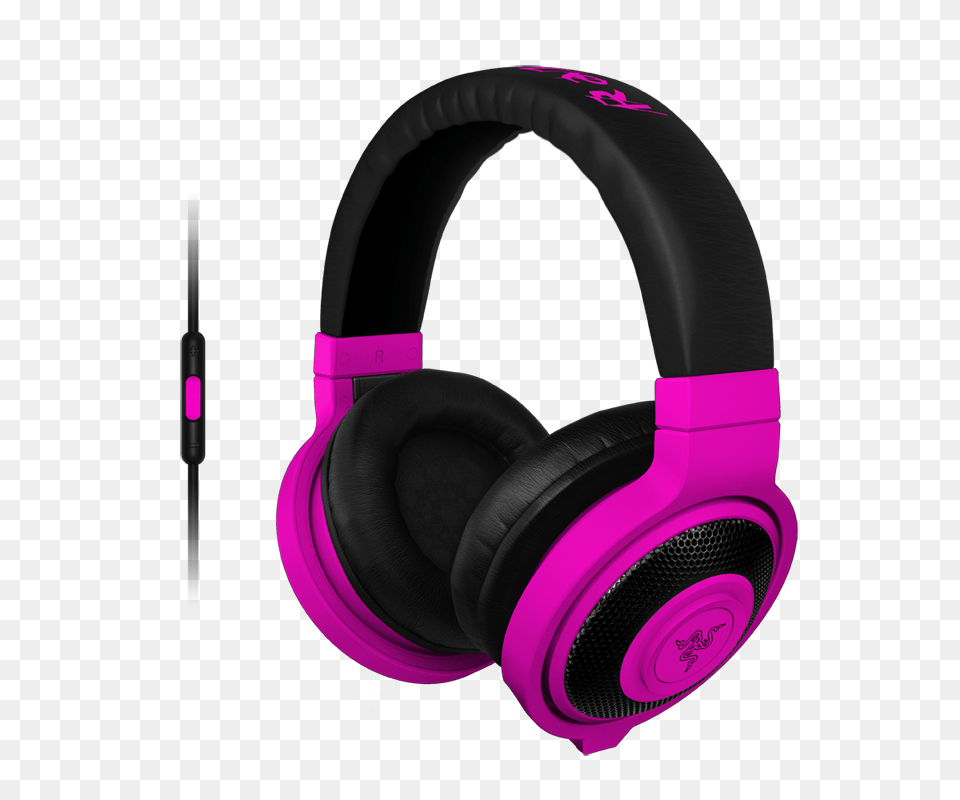 Razer Kraken Mobile Analog Music Gaming Headset Neon Purple, Electronics, Headphones Free Png Download