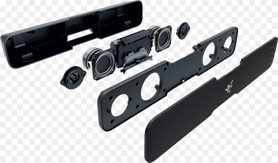 Razer Leviathan Sound Bar Sys For Pc 51 Ch, Electronics, Speaker, Gun, Weapon Free Transparent Png