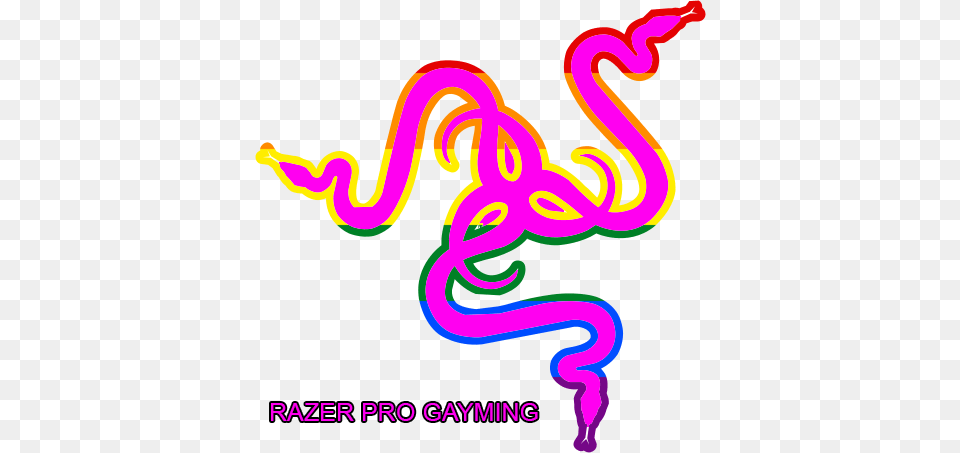 Razer Logo Like This Razer Logo Pink, Light, Neon, Dynamite, Weapon Free Png Download
