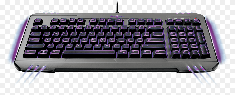 Razer Marauder Star Craft Ii Gaming Keyboard, Computer, Computer Hardware, Computer Keyboard, Electronics Free Png