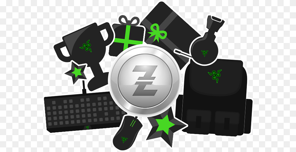 Razer Silver, Computer Hardware, Electronics, Hardware, Ammunition Png