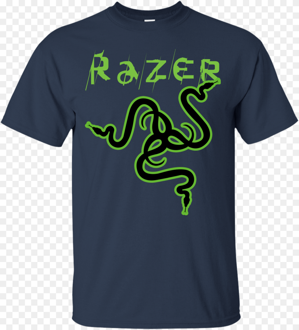 Razer Snake Logo Game Gear T Shirt, Clothing, T-shirt Png Image