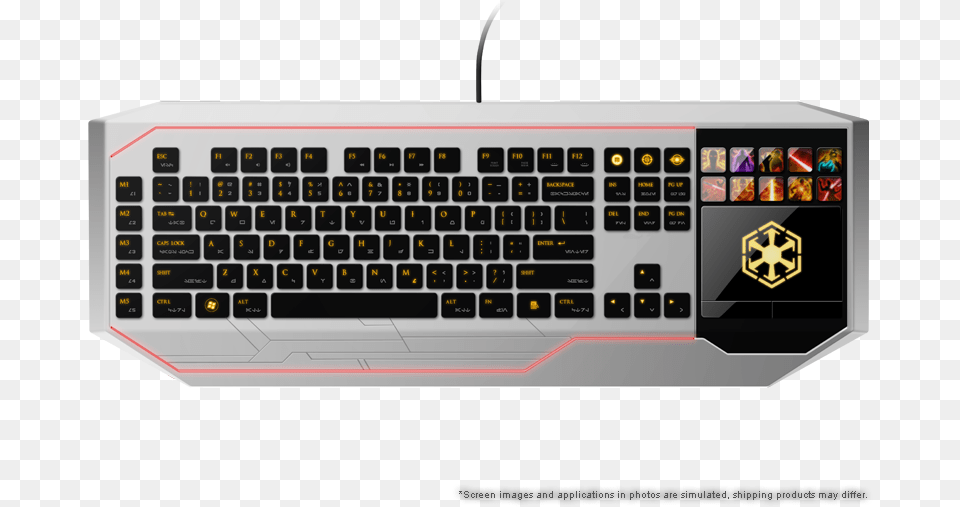 Razer Star Wars The Old Republic Keyboard, Computer, Computer Hardware, Computer Keyboard, Electronics Png Image