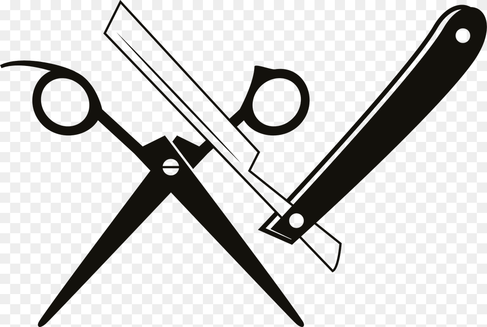 Razor And Scissors Clipart, Blade, Dagger, Knife, Weapon Free Transparent Png