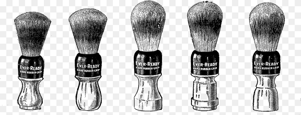 Razor Drawing Vintage Shaving Brush Clip Art, Device, Electrical Device, Tool, Microphone Png