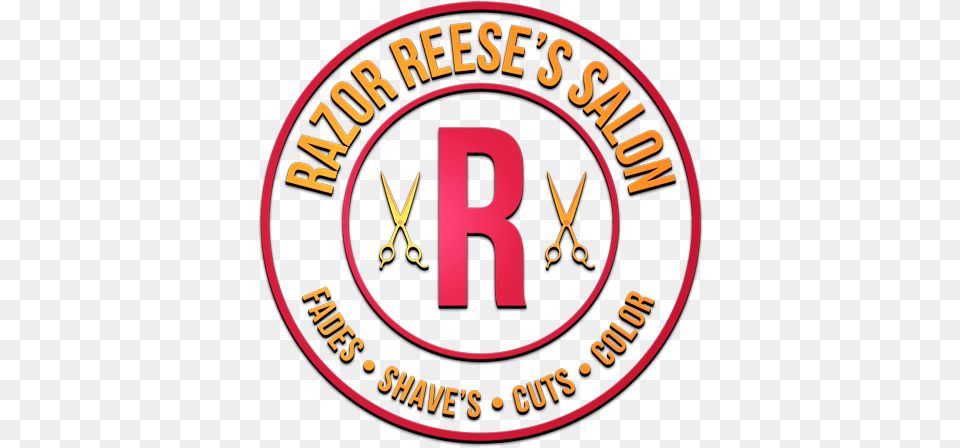 Razor Reese S Salon Circle, Logo, Symbol, Text Free Png Download