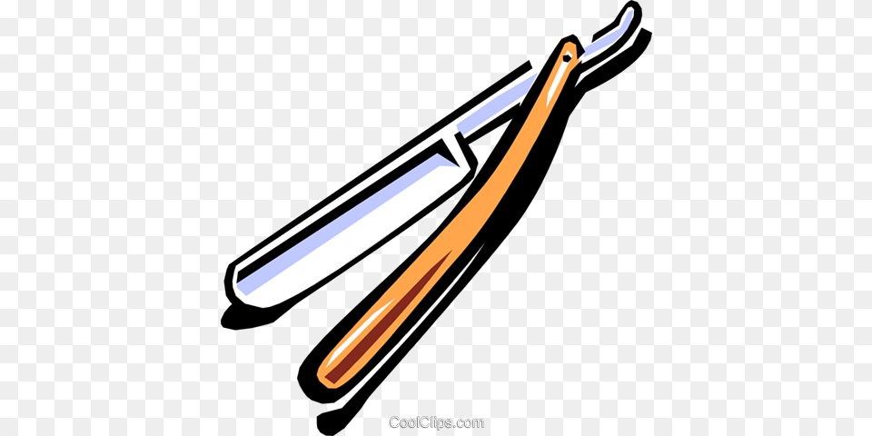 Razor Royalty Vector Clip Art Illustration, Blade, Weapon Free Transparent Png