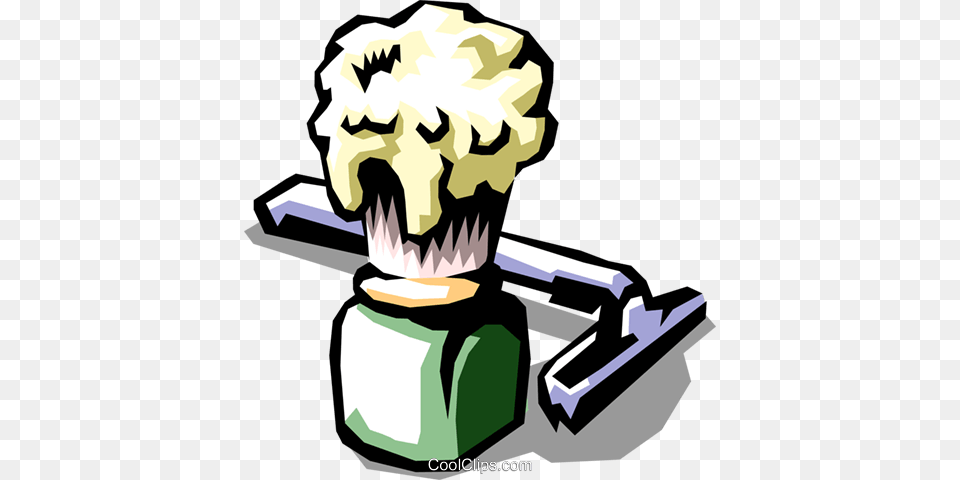Razor With Shaving Cream Brush Royalty Vector Shaving Clipart, Baby, Person, Head, Weapon Free Transparent Png