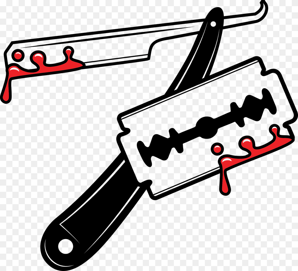 Razorblade Blood Clipart, Blade, Weapon Free Png
