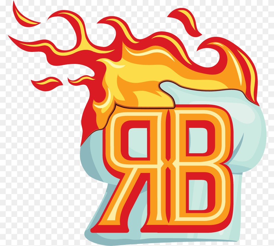 Rb Logo Blank The Dfs Donkeys Bistro Rb Logo, Light, Fire, Flame, Food Free Transparent Png