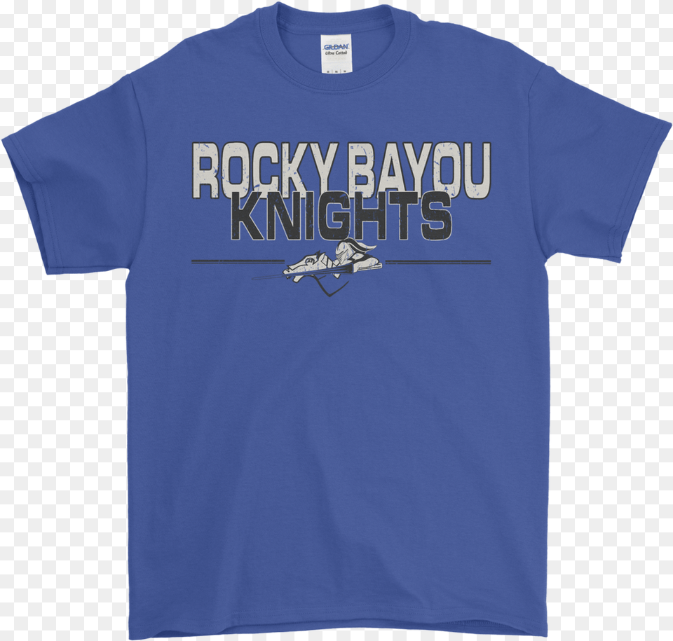 Rbcs Royal Distressed Tee Active Shirt, Clothing, T-shirt Png Image